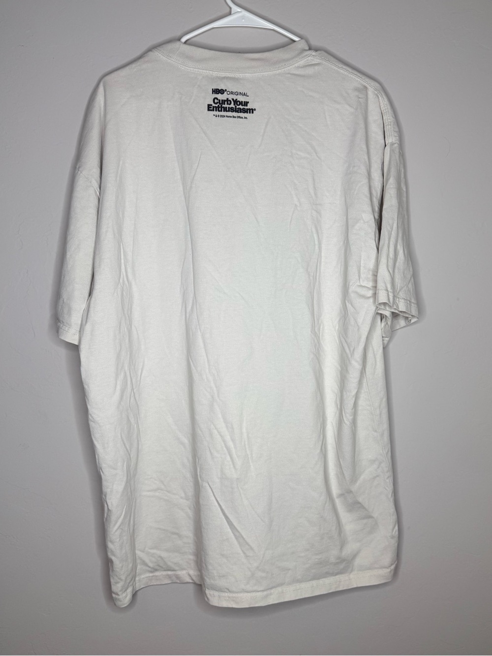 Curb your enthusiasm free Larry oversized faded tshirt HBO Shop size XL graphic - Picture 4 of 5